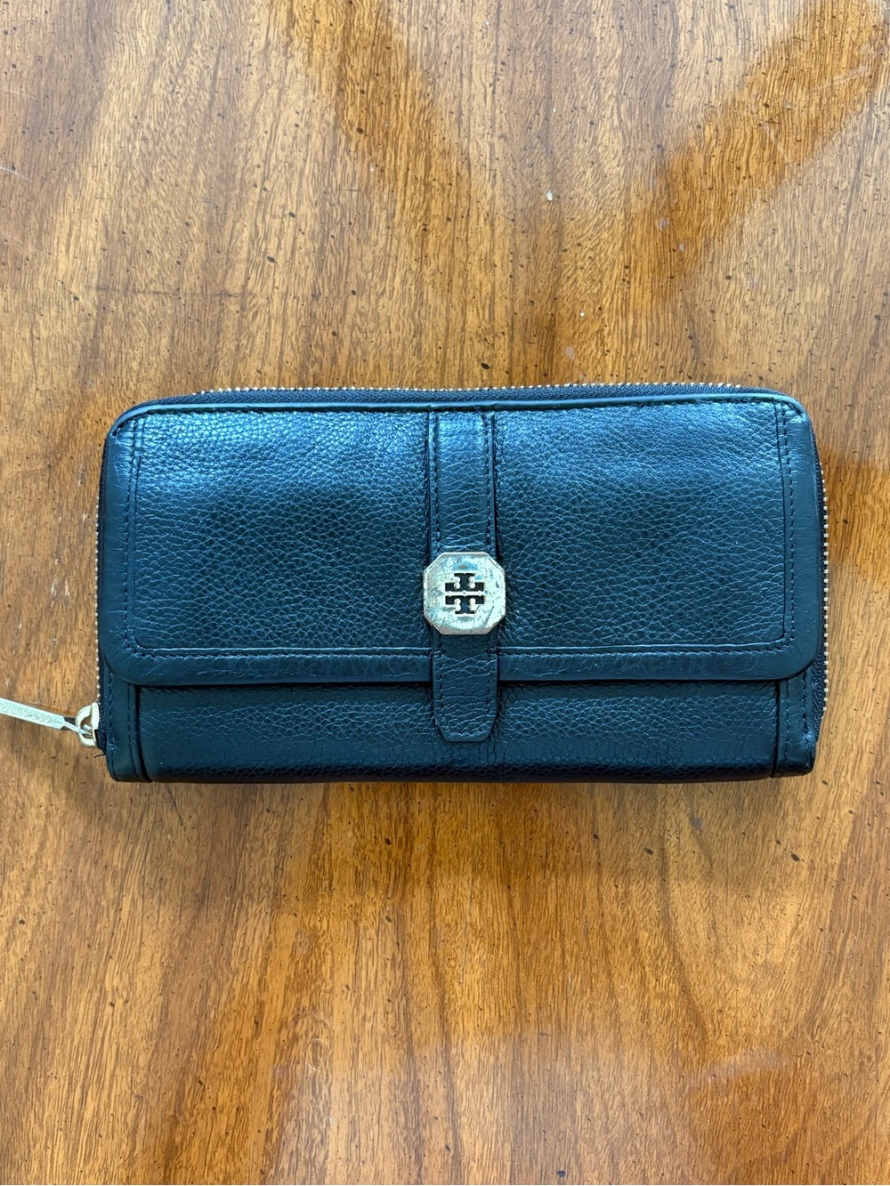 Vintage Tory Burch Robinson Flap Leather Wallet